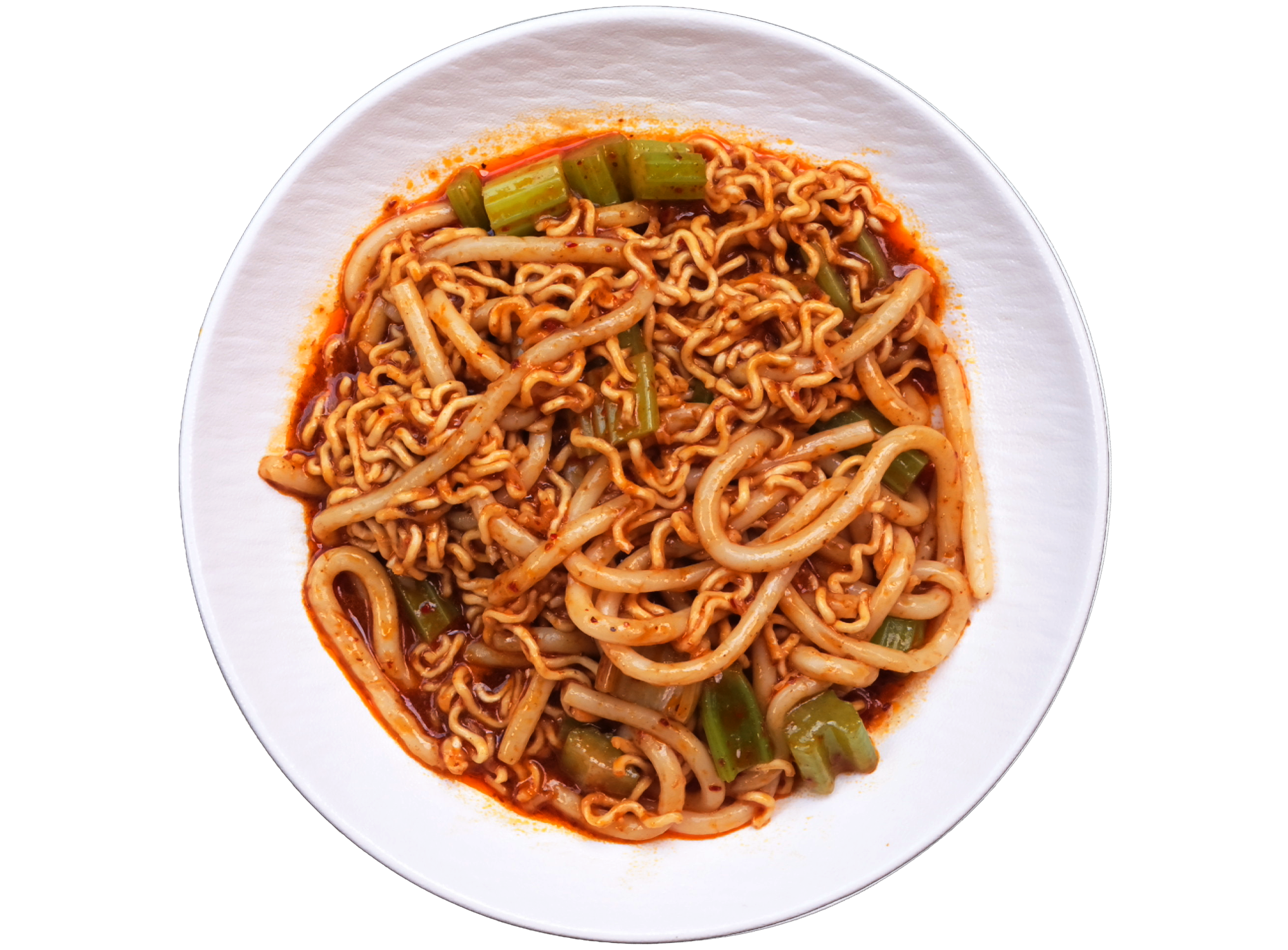 素菜炒火鸡面米粉